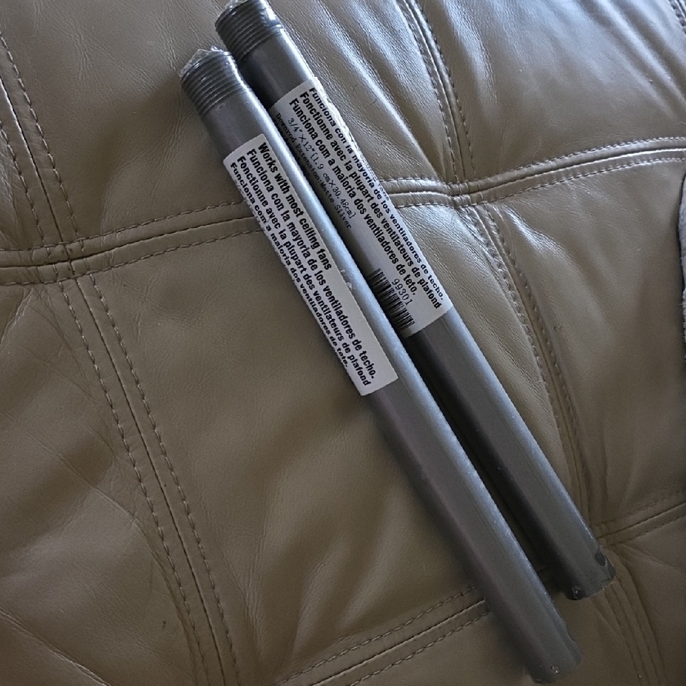 NWT Pair of Ceiling Fan Downrods